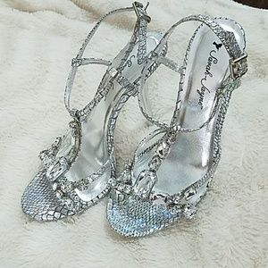 Silver High Heels-Sarah Jaynes